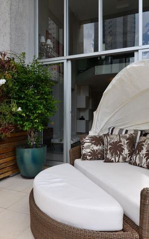 Apartamento para alugar com 105m², 1 quarto e 2 vagas Apartamento para alugar com 105m², 1 quarto e 2 vagasvaranda