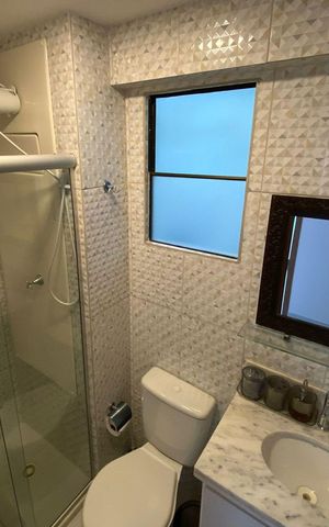 Apartamento para alugar com 60m², 2 quartos e 1 vaga Apartamento para alugar com 60m², 2 quartos e 1 vagaBanheiro Social