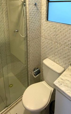 Apartamento para alugar com 60m², 2 quartos e 1 vaga Apartamento para alugar com 60m², 2 quartos e 1 vagaBanheiro Social