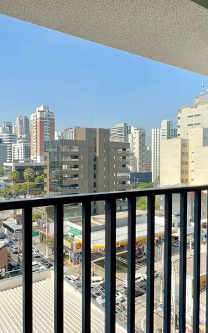 Studio à venda com 26m², 1 quarto e sem vaga Studio à venda com 26m², 1 quarto e sem vagaVaranda