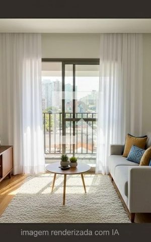 Studio à venda com 26m², 1 quarto e sem vaga