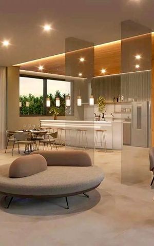Studio à venda com 26m², 1 quarto e sem vaga Studio à venda com 26m², 1 quarto e sem vagaÁrea comum - Salão de Festas