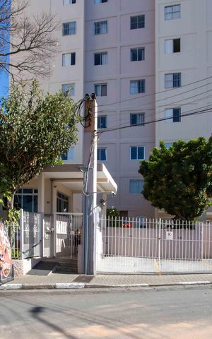 Apartamento à venda com 60m², 2 quartos e 1 vagaFachada e portaria