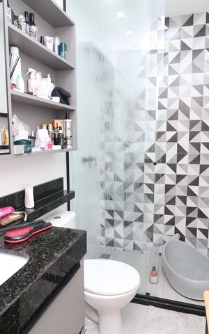 Casa de condomínio à venda com 186m², 4 quartos e 2 vagasBanheiro da Suíte 3