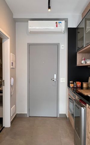 Studio para alugar com 33m², 1 quarto e 1 vaga Studio para alugar com 33m², 1 quarto e 1 vagaCozinha
