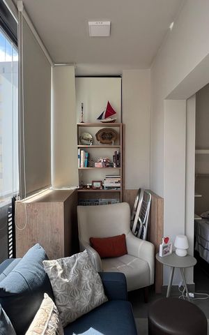 Studio para alugar com 33m², 1 quarto e 1 vaga Studio para alugar com 33m², 1 quarto e 1 vagaVaranda