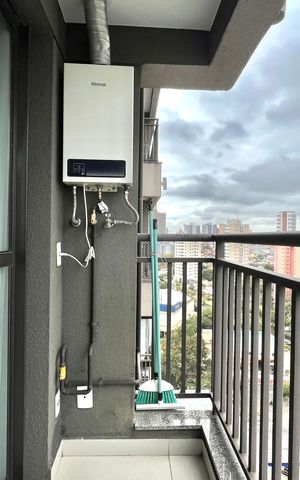 Apartamento à venda com 29m², 1 quarto e 1 vaga Apartamento à venda com 29m², 1 quarto e 1 vagaVaranda