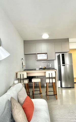 Apartamento à venda com 29m², 1 quarto e 1 vaga Apartamento à venda com 29m², 1 quarto e 1 vagaSala