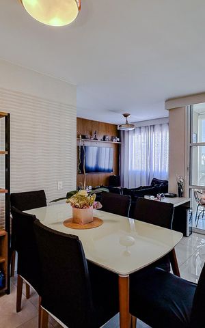 Apartamento para alugar com 60m², 2 quartos e 1 vagaSala