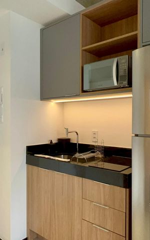 Studio à venda com 24m², 1 quarto e sem vaga Studio à venda com 24m², 1 quarto e sem vagaCozinha
