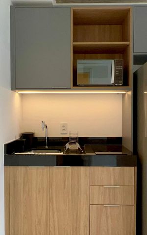 Studio à venda com 24m², 1 quarto e sem vaga Studio à venda com 24m², 1 quarto e sem vagaCozinha