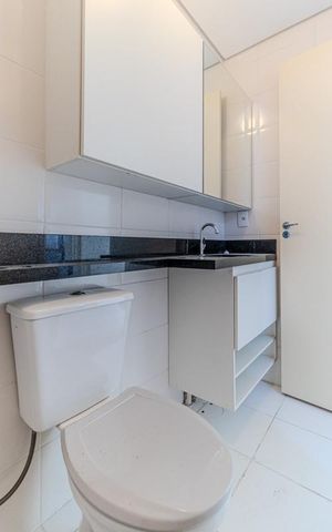 Apartamento para alugar com 45m², 1 quarto e sem vaga Apartamento para alugar com 45m², 1 quarto e sem vagaBanheiro
