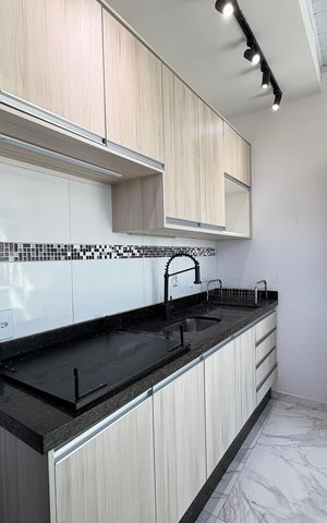 Apartamento à venda com 100m², 2 quartos e 2 vagas Apartamento à venda com 100m², 2 quartos e 2 vagasCozinha