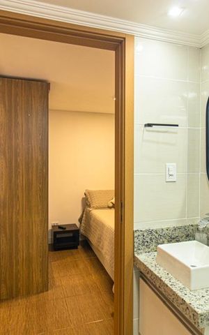 Casa para alugar com 33m², 1 quarto e sem vaga Casa para alugar com 33m², 1 quarto e sem vagaBanheiro da Suíte