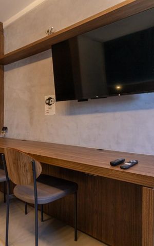 Studio à venda com 27m², 1 quarto e sem vaga Studio à venda com 27m², 1 quarto e sem vagaSala