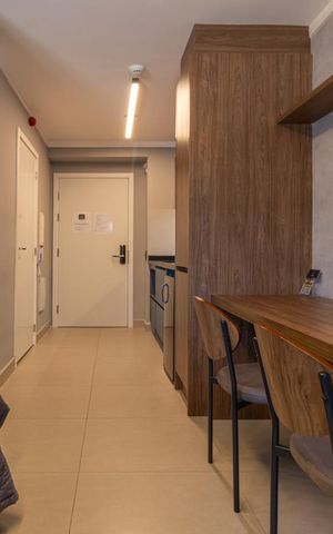 Studio à venda com 27m², 1 quarto e sem vaga Studio à venda com 27m², 1 quarto e sem vagaSala