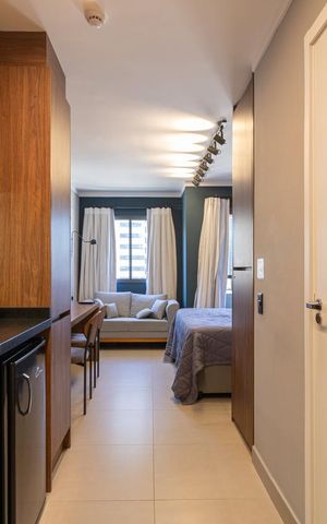 Studio à venda com 27m², 1 quarto e sem vaga Studio à venda com 27m², 1 quarto e sem vagaCozinha