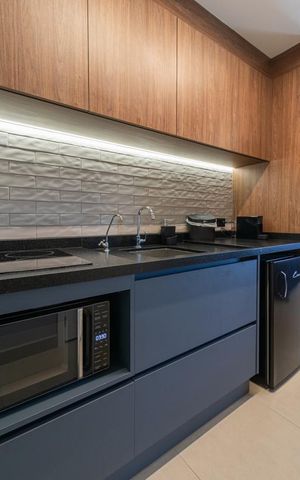 Studio à venda com 27m², 1 quarto e sem vaga Studio à venda com 27m², 1 quarto e sem vagaCozinha