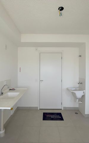 Apartamento para alugar com 32m², 2 quartos e 1 vaga Apartamento para alugar com 32m², 2 quartos e 1 vagaCozinha e Área de Serviço