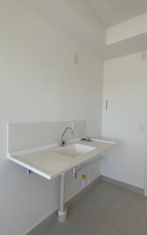 Apartamento para alugar com 32m², 2 quartos e 1 vaga Apartamento para alugar com 32m², 2 quartos e 1 vagaCozinha e Área de Serviço