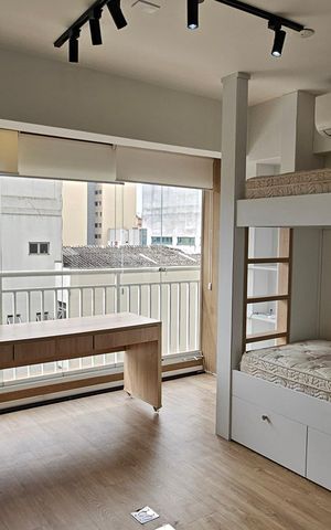 Studio para alugar com 27m², 1 quarto e sem vaga Studio para alugar com 27m², 1 quarto e sem vagaStudio