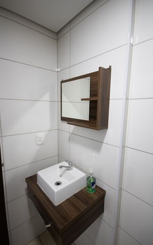 Apartamento para alugar com 72m², 1 quarto e 2 vagas Apartamento para alugar com 72m², 1 quarto e 2 vagasBanheiro