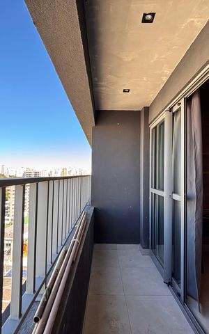 Studio para alugar com 28m², 1 quarto e sem vaga Studio para alugar com 28m², 1 quarto e sem vagaVaranda