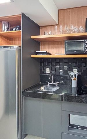 Studio à venda com 27m², 1 quarto e sem vagaStudio
