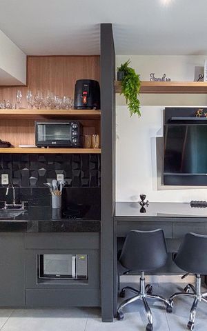 Studio à venda com 27m², 1 quarto e sem vagaStudio