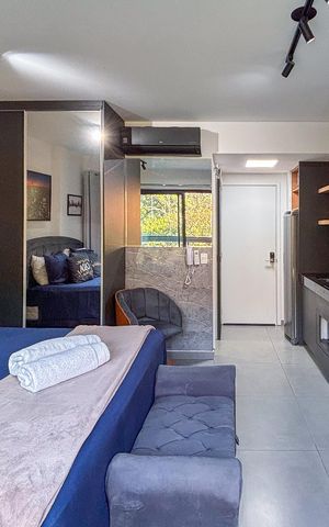 Studio à venda com 27m², 1 quarto e sem vagaStudio