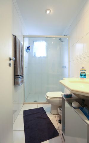 Apartamento à venda com 109m², 3 quartos e 2 vagas Apartamento à venda com 109m², 3 quartos e 2 vagasBanheiro Social