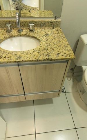 Apartamento à venda com 59m², 2 quartos e 1 vaga Apartamento à venda com 59m², 2 quartos e 1 vagaBanheiro Social