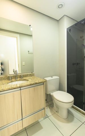 Apartamento à venda com 59m², 2 quartos e 1 vaga Apartamento à venda com 59m², 2 quartos e 1 vagaBanheiro Social