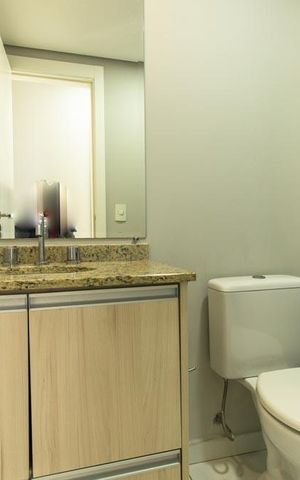 Apartamento à venda com 59m², 2 quartos e 1 vaga Apartamento à venda com 59m², 2 quartos e 1 vagaBanheiro Social