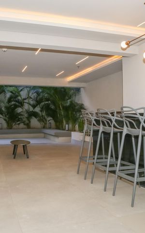 Studio para alugar com 27m², 1 quarto e sem vaga Studio para alugar com 27m², 1 quarto e sem vagaÁrea comum - Salão de festas