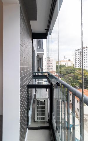 Apartamento à venda com 30m², 1 quarto e sem vagaVaranda