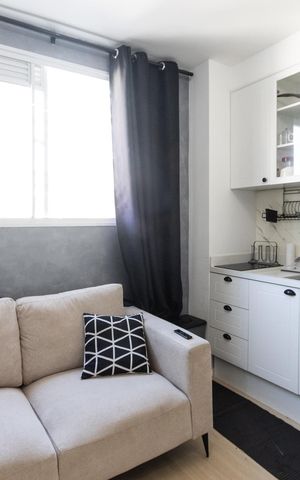 Apartamento à venda com 25m², 1 quarto e sem vaga Apartamento à venda com 25m², 1 quarto e sem vagaSala