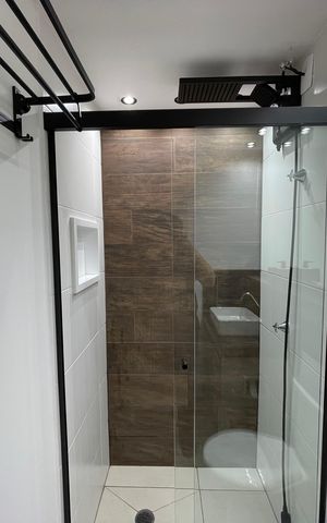 Casa de condomínio para alugar com 25m², 1 quarto e sem vagaBanheiro da Suíte