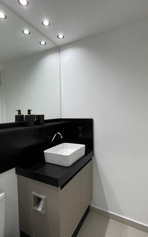 Casa de condomínio para alugar com 25m², 1 quarto e sem vagaBanheiro da Suíte