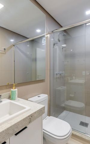 Apartamento à venda com 54m², 1 quarto e 1 vaga Apartamento à venda com 54m², 1 quarto e 1 vagaBanheiro