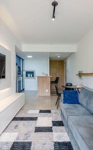 Apartamento à venda com 54m², 1 quarto e 1 vaga Apartamento à venda com 54m², 1 quarto e 1 vagaSala