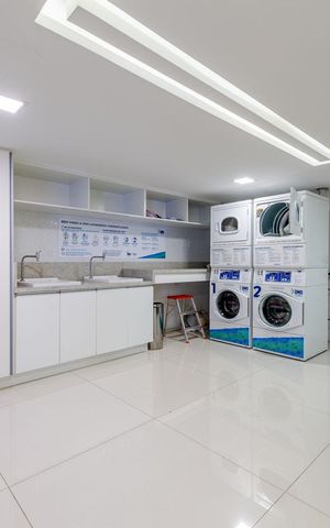 Apartamento à venda com 54m², 1 quarto e 1 vaga Apartamento à venda com 54m², 1 quarto e 1 vagaÁrea comum - Lavanderia