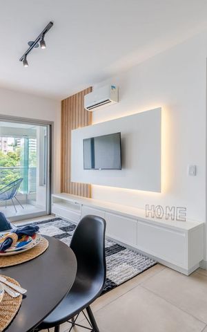Apartamento à venda com 54m², 1 quarto e 1 vaga Apartamento à venda com 54m², 1 quarto e 1 vagaSala