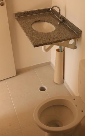Apartamento para alugar com 27m², 1 quarto e sem vagaBanheiro da Suíte
