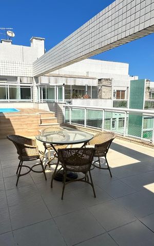 Apartamento à venda com 181m², 3 quartos e 2 vagasCobertura