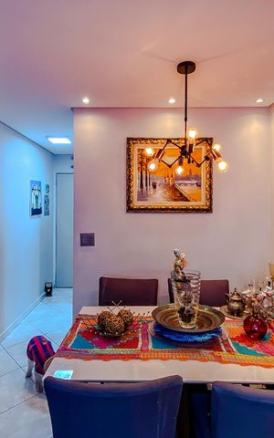 Apartamento à venda com 64m², 3 quartos e 1 vagaSala