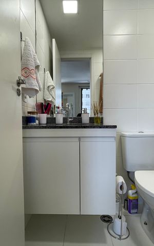 Studio para alugar com 24m², 1 quarto e sem vaga Studio para alugar com 24m², 1 quarto e sem vagaBanheiro