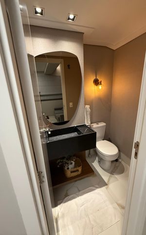 Apartamento para alugar com 110m², 2 quartos e 1 vagaLavabo