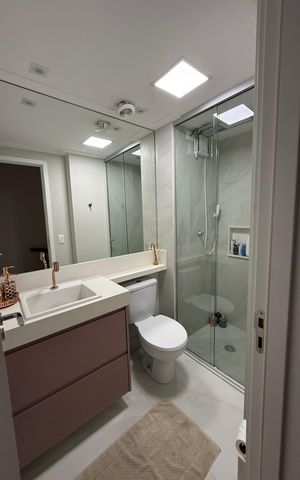 Apartamento para alugar com 110m², 2 quartos e 1 vagaBanheiro 2
