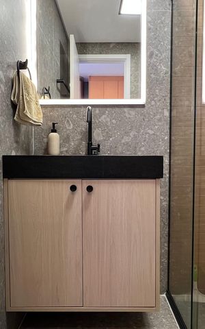 Studio à venda com 28m², 1 quarto e sem vaga Studio à venda com 28m², 1 quarto e sem vagaBanheiro